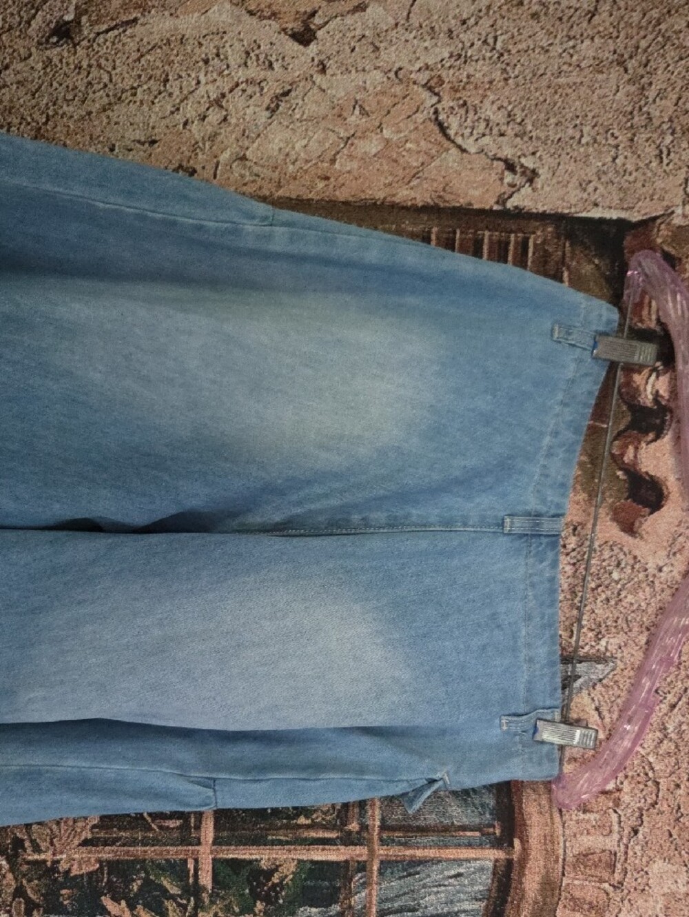 VEVERET Light Blue High-Rise Wide Leg Jeans - Picture 6 of 12
